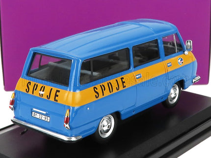 SKODA | 1203 MINIBUS POSTE SPOJE 1974 | BLUE YELLOW
