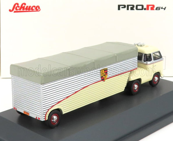 VOLKSWAGEN | T1b CONTINENTAL MOTORS PORSCHE CAR TRANSPORTER 1962 | CREAM GREY SILVER