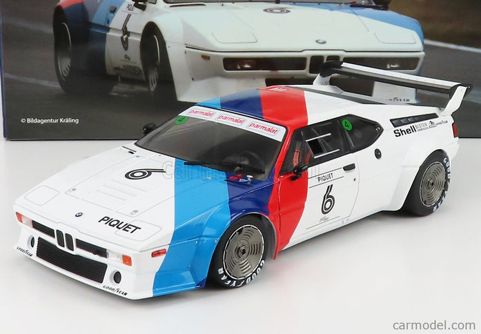 BMW M1 Werksdesign N°6 Procar Series 1979 Nelson Piquet 1:18 Werk83 biela modrá červená