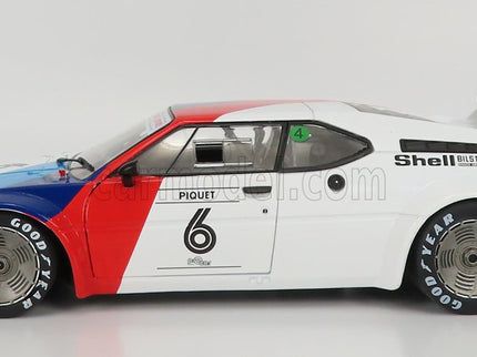 BMW M1 Werksdesign N°6 Procar Series 1979 Nelson Piquet 1:18 Werk83 biela modrá červená