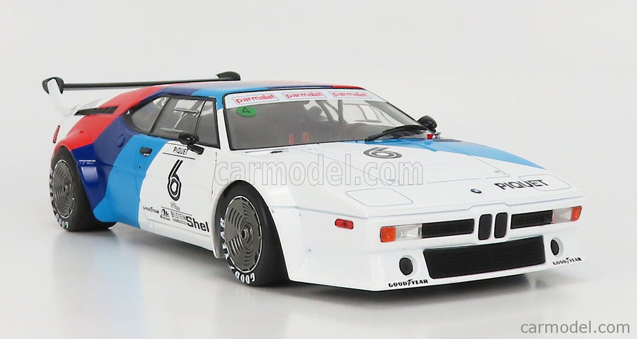 BMW M1 Werksdesign N°6 Procar Series 1979 Nelson Piquet 1:18 Werk83 biela modrá červená