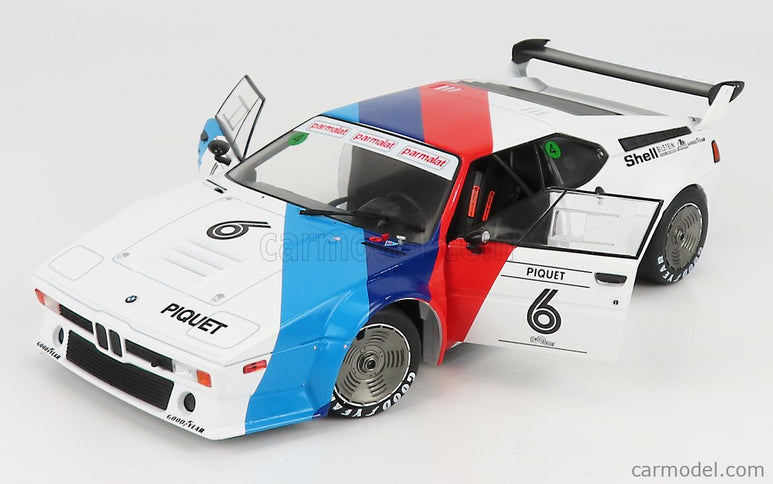 BMW M1 Werksdesign N°6 Procar Series 1979 Nelson Piquet 1:18 Werk83 biela modrá červená