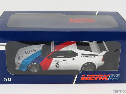BMW M1 Werksdesign N°6 Procar Series 1979 Nelson Piquet 1:18 Werk83 biela modrá červená