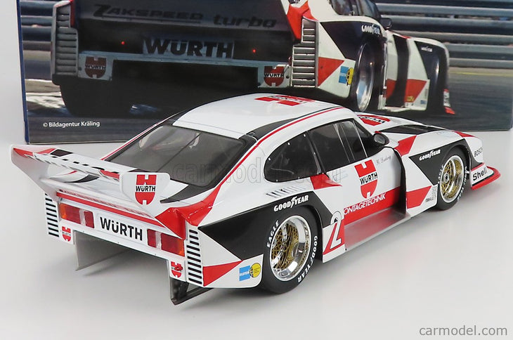 Ford Capri GR.5 Würth N°2 DRM Champion 1981 Klaus Ludwig 1:18 Werk83 biela červená čierna