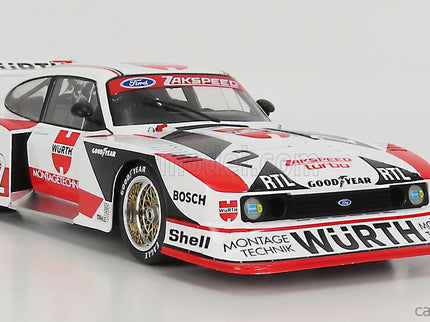 Ford Capri GR.5 Würth N°2 DRM Champion 1981 Klaus Ludwig 1:18 Werk83 biela červená čierna