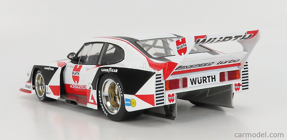 Ford Capri GR.5 Würth N°2 DRM Champion 1981 Klaus Ludwig 1:18 Werk83 biela červená čierna