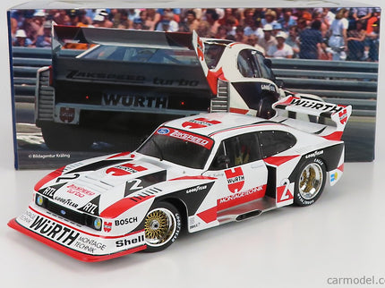 Ford Capri GR.5 Würth N°2 DRM Champion 1981 Klaus Ludwig 1:18 Werk83 biela červená čierna