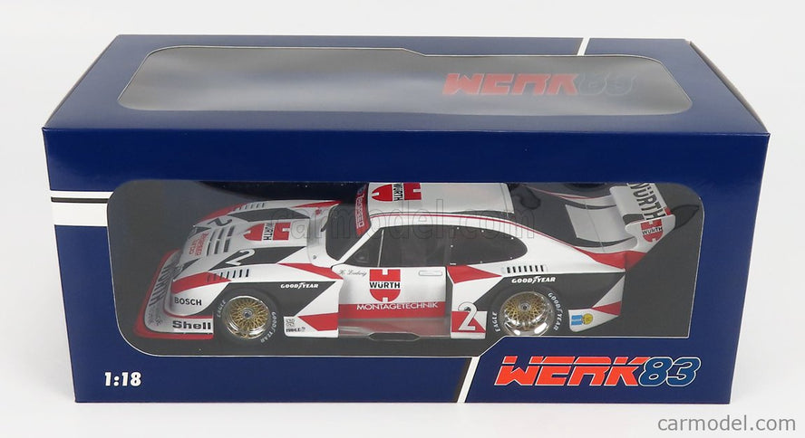 Ford Capri GR.5 Würth N°2 DRM Champion 1981 Klaus Ludwig 1:18 Werk83 biela červená čierna