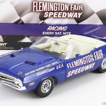 Dodge Challenger Cabriolet Open Official Pace Car Flemington Fair Speedway 1971 1:18 Greenlight fialová