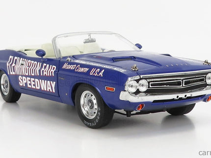 Dodge Challenger Cabriolet Open Official Pace Car Flemington Fair Speedway 1971 1:18 Greenlight fialová
