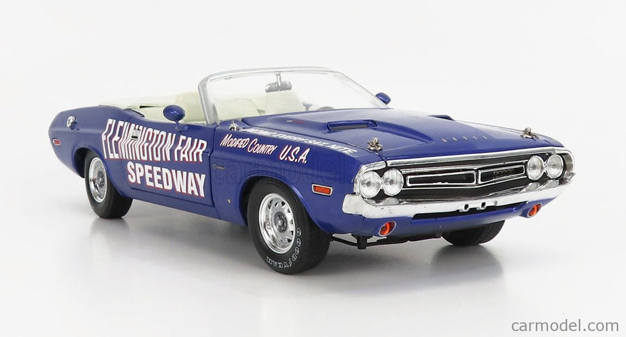 Dodge Challenger Cabriolet Open Official Pace Car Flemington Fair Speedway 1971 1:18 Greenlight fialová