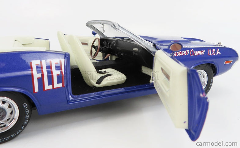 Dodge Challenger Cabriolet Open Official Pace Car Flemington Fair Speedway 1971 1:18 Greenlight fialová