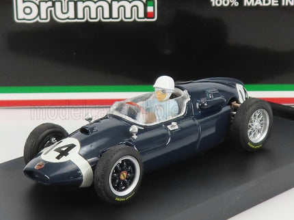 COOPER | F1  T51 N 14 WINNER ITALY GP 1959 STIRLING MOSS - WITH DRIVER FIGURE | BLUE