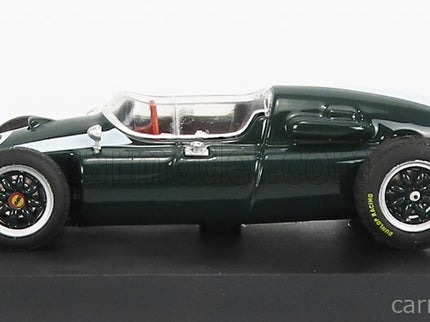 Cooper F1 T51 Climax N°12 Víťaz British GP Jack Brabham 1959 Majster Sveta 1:43 Brumm zelená biela