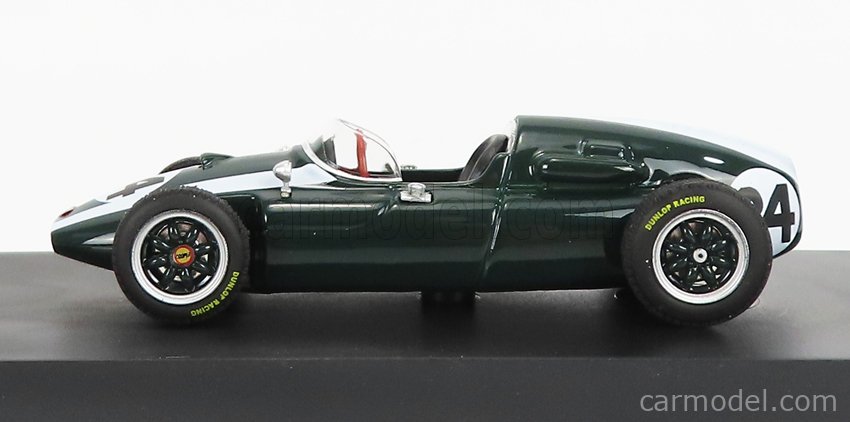 Cooper F1 T51 Climax N°24 Víťaz Monaco GP Jack Brabham 1959 Majster Sveta 1:43 Brumm zelená biela