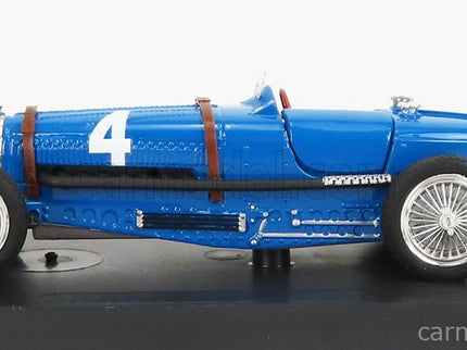 Bugatti F1 Tipo 59 N°4 Víťaz Belgium GP 1934 R.Dreyfus 1:43 Brumm modrá