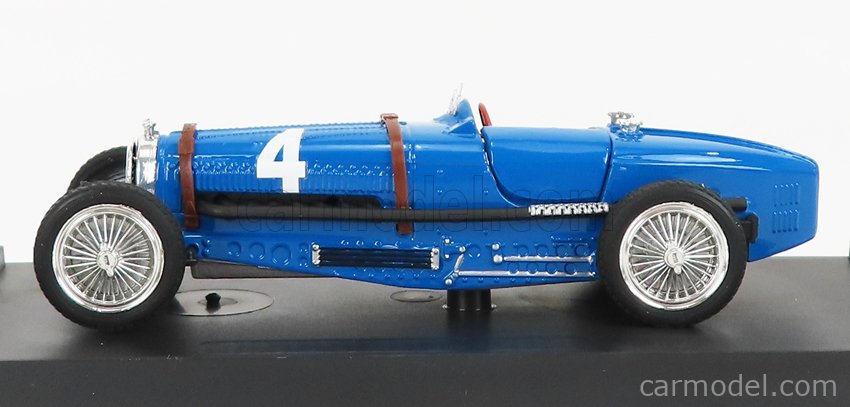 Bugatti F1 Tipo 59 N°4 Víťaz Belgium GP 1934 R.Dreyfus 1:43 Brumm modrá