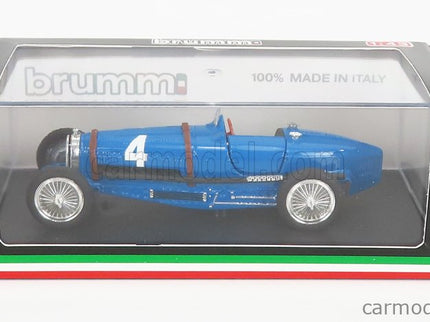 Bugatti F1 Tipo 59 N°4 Víťaz Belgium GP 1934 R.Dreyfus 1:43 Brumm modrá