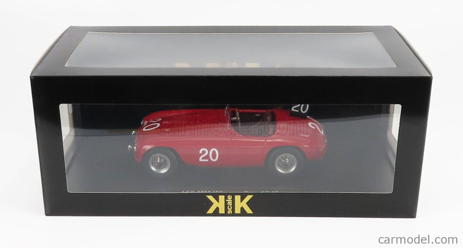Ferrari 166MM 2.0L V12 N°20 Víťaz Spa Francorchamps 1949 L.Chinetti - J.Lucas 1:18 KK Scale červená