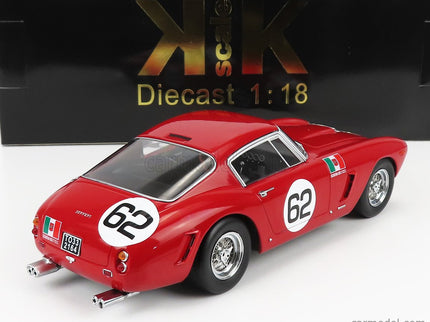 Ferrari 250GT Swb 3.0L V12 Coupe N°62 Víťaz Monza 1960 Carlo Maria Abate 1:18 KK Scale červená