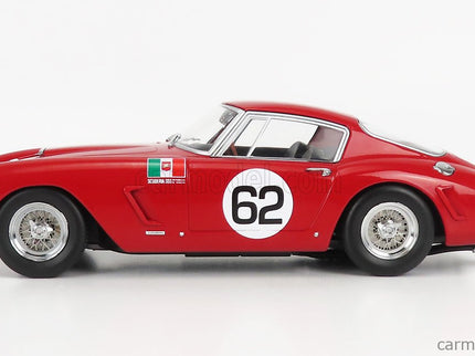 Ferrari 250GT Swb 3.0L V12 Coupe N°62 Víťaz Monza 1960 Carlo Maria Abate 1:18 KK Scale červená