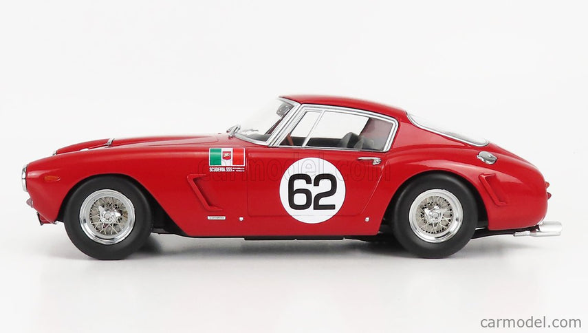 Ferrari 250GT Swb 3.0L V12 Coupe N°62 Víťaz Monza 1960 Carlo Maria Abate 1:18 KK Scale červená