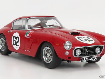 Ferrari 250GT Swb 3.0L V12 Coupe N°62 Víťaz Monza 1960 Carlo Maria Abate 1:18 KK Scale červená