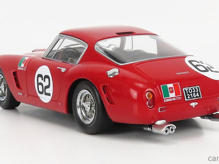 Ferrari 250GT Swb 3.0L V12 Coupe N°62 Víťaz Monza 1960 Carlo Maria Abate 1:18 KK Scale červená