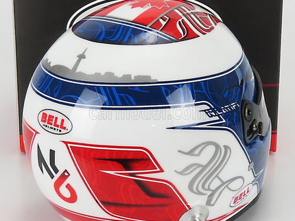 Bell Helmet F1 Helma Williams FW44 Team Williams Racing N°6 Sezóna 2022 Nicholas Latifi 1:2 Mini Helmet biela modrá červená