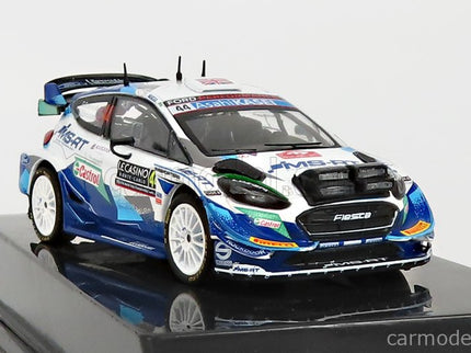 Ford Fiesta WRC N°44 Rally Montecarlo 2021 G.Greensmith - E.Edmondson 1:43 IXO Models modrá biela