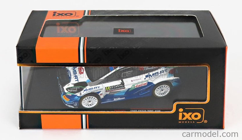 Ford Fiesta WRC N°44 Rally Montecarlo 2021 G.Greensmith - E.Edmondson 1:43 IXO Models modrá biela