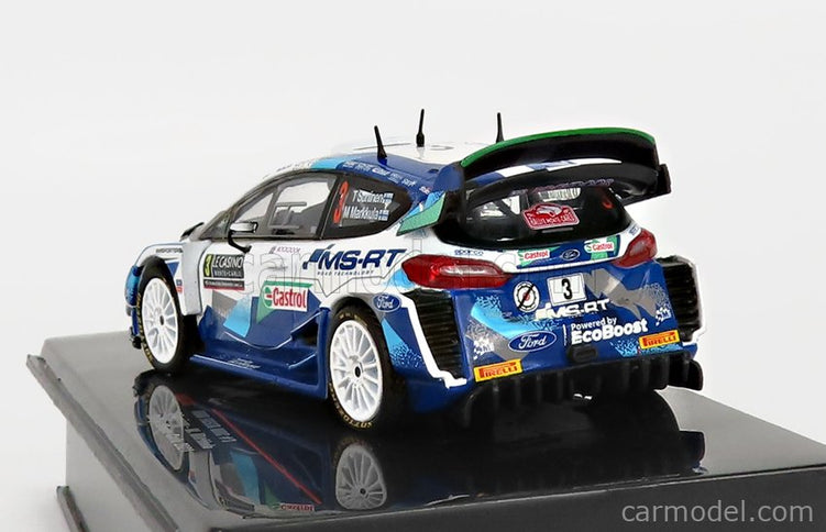 Ford Fiesta WRC N°3 Rally Montecarlo 2021 T.Suninen - M.Markkula 1:43 IXO Models modrá biela