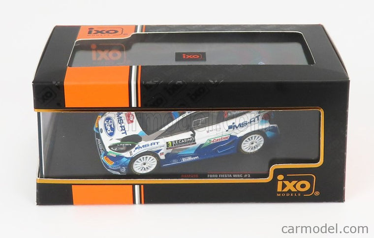 Ford Fiesta WRC N°3 Rally Montecarlo 2021 T.Suninen - M.Markkula 1:43 IXO Models modrá biela