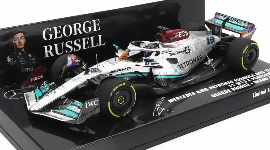 MERCEDES GP | F1 W13E TEAM MERCEDES-AMG PETRONAS F1 N 63 3rd MIAMI GP 2022 GEORGE RUSSELL | SILVER GREEN