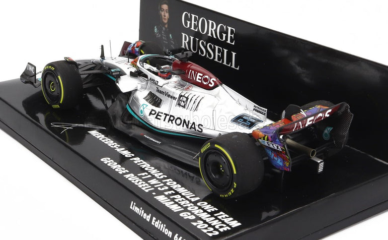 MERCEDES GP | F1 W13E TEAM MERCEDES-AMG PETRONAS F1 N 63 3rd MIAMI GP 2022 GEORGE RUSSELL | SILVER GREEN