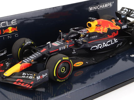 RED BULL | F1  RB18 TEAM ORACLE RED BULL RACING N 1 WORLD CHAMPION WINNER MIAMI GP 2022 MAX VERSTAPPEN | MATT BLUE YELLOW RED