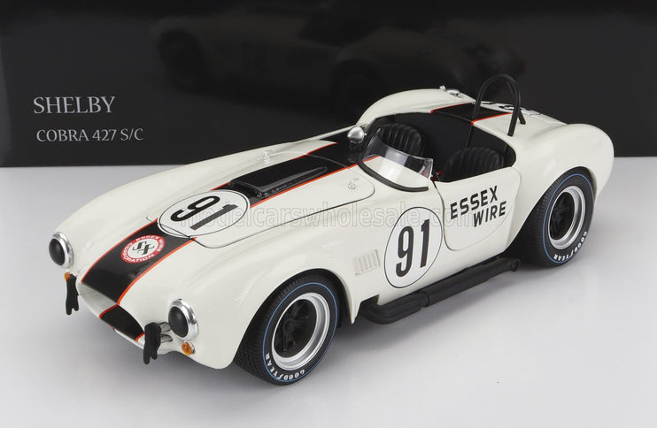 FORD USA | SHELBY COBRA 427 S/C SPIDER ESSEX WIRE N 91 500km BRIDGEHAMPTON 1965 S.SCOTT | WHITE