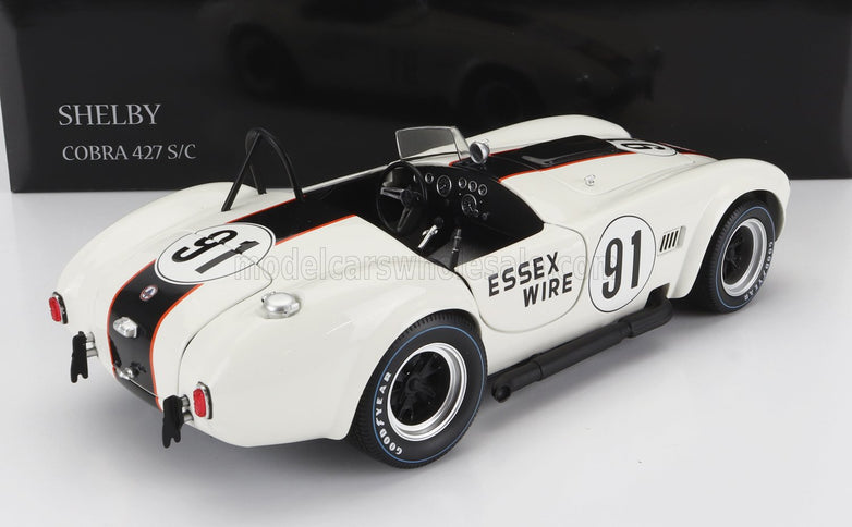 FORD USA | SHELBY COBRA 427 S/C SPIDER ESSEX WIRE N 91 500km BRIDGEHAMPTON 1965 S.SCOTT | WHITE