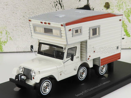 JEEP | CJ5 UNIVERSAL CAMPER USA 1969 | WHITE RED