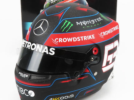 BELL HELMET | F1  CASCO HELMET GEORGE RUSSELL - MERCEDES AMG PETRONAS SEASON 2022 | BLACK RED