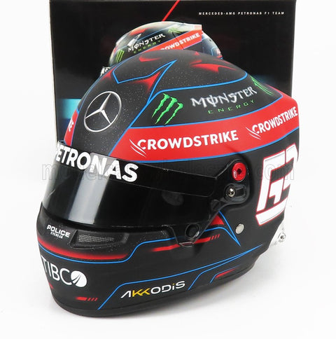 BELL HELMET | F1  CASCO HELMET GEORGE RUSSELL - MERCEDES AMG PETRONAS SEASON 2022 | BLACK RED