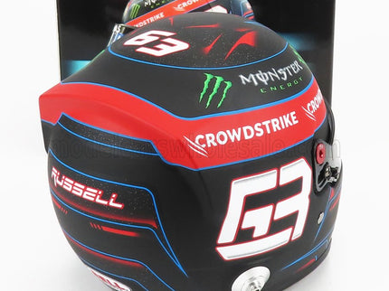 BELL HELMET | F1  CASCO HELMET GEORGE RUSSELL - MERCEDES AMG PETRONAS SEASON 2022 | BLACK RED