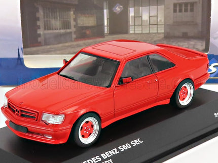 MERCEDES BENZ | S-CLASS 560SEC AMG (C126) WIDE BODY 1990 | RED