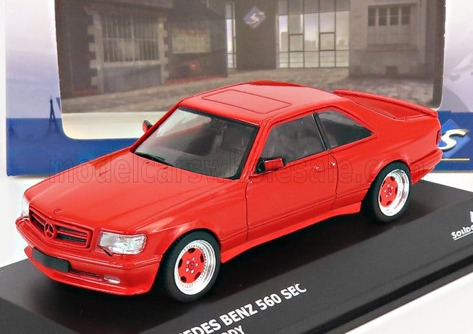 MERCEDES BENZ | S-CLASS 560SEC AMG (C126) WIDE BODY 1990 | RED