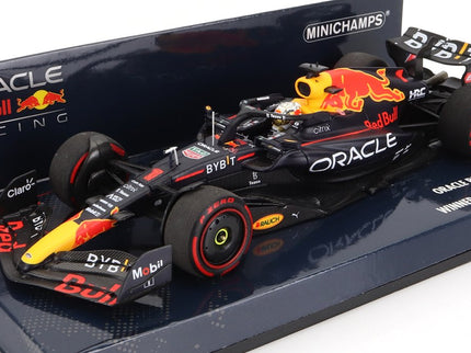 RED BULL | F1  RB18 TEAM ORACLE RED BULL RACING N 1 WORLD CHAMPION WINNER EMILIA ROMAGNA ITALY GP 2022 MAX VERSTAPPEN | MATT BLUE YELLOW RED