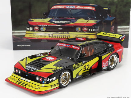 Ford Capri Turbo Zakspeed Gr.5 Mampe N°52 DRM 1978 Hans Heyer 1:18 Werk83 čierna žltá červená