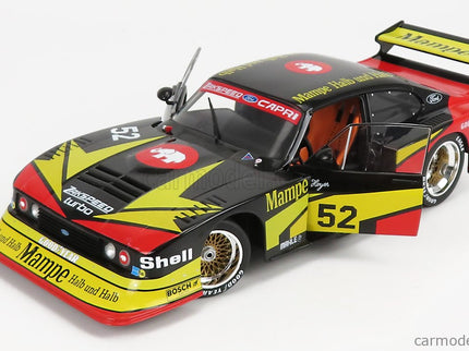 Ford Capri Turbo Zakspeed Gr.5 Mampe N°52 DRM 1978 Hans Heyer 1:18 Werk83 čierna žltá červená