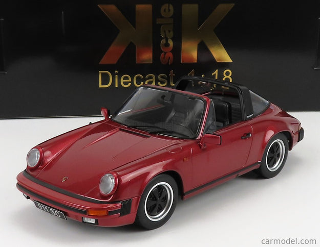 Porsche 911 SC Targa 1983 - With Extra Hard-Top 1:18 KK Scale červená metalická