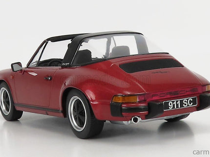 Porsche 911 SC Targa 1983 - With Extra Hard-Top 1:18 KK Scale červená metalická