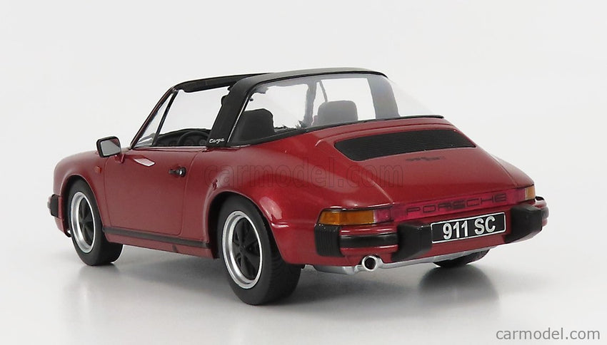 Porsche 911 SC Targa 1983 - With Extra Hard-Top 1:18 KK Scale červená metalická